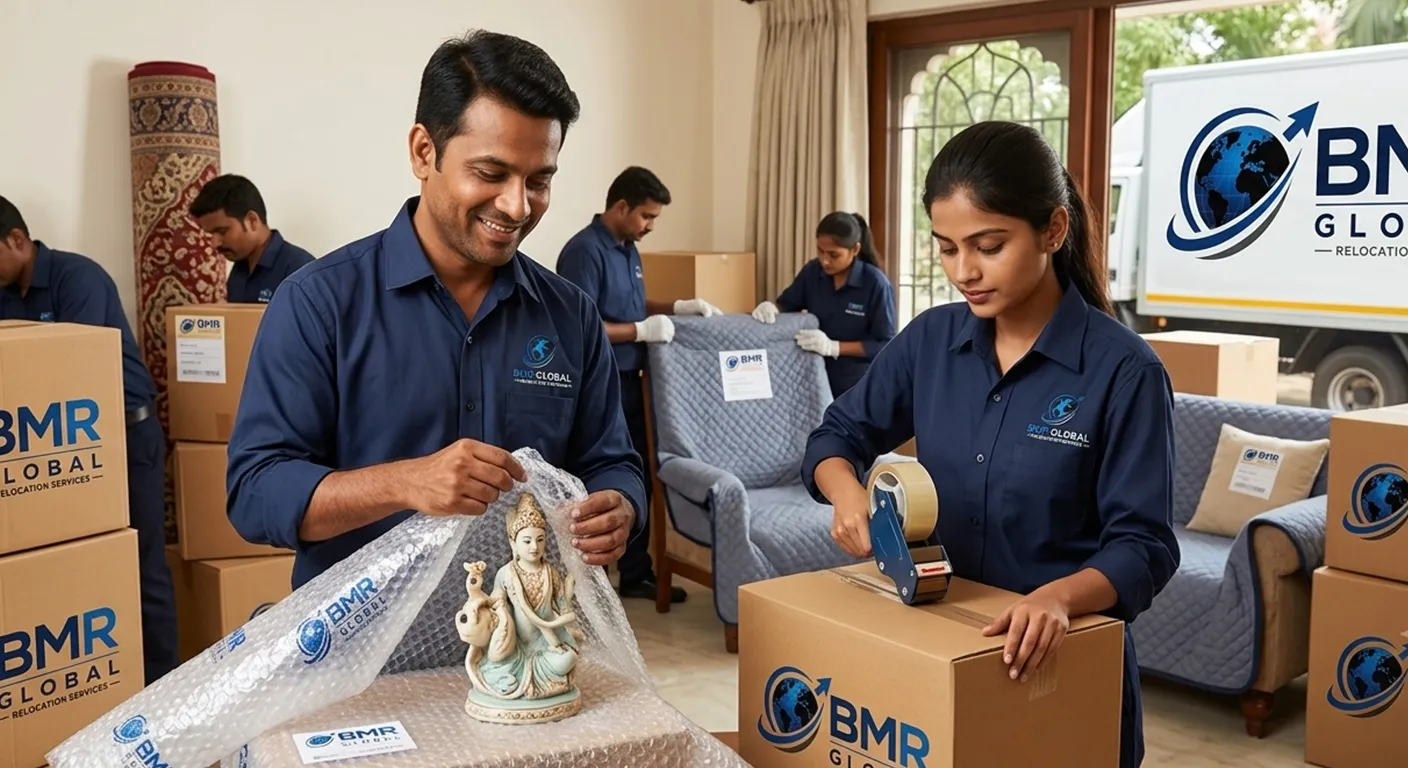 Professional packing services with premium quality packing materials and boxes
